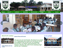 Tablet Screenshot of fredsacademy.com